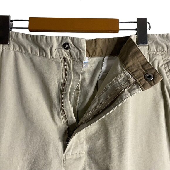 Columbia Men's Light Tan Flat-Front Casual Straight Leg Chino Pants - Picture 5 of 12